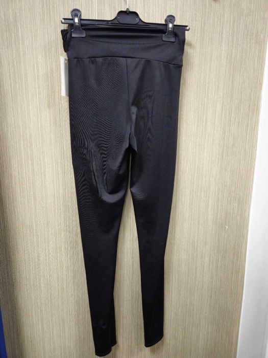 Czarne leginsy cienkie M/L pasek i klamra Italy !!!
