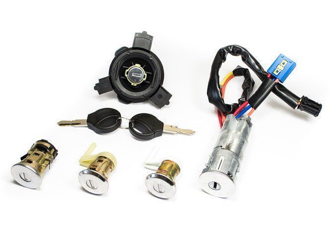 Kit de canhões portas e ignição completo com chaves Peugeot 206 NOVO
