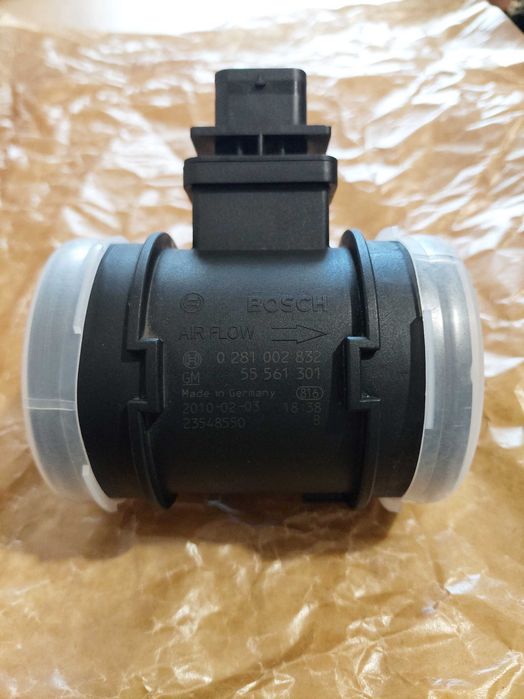 Датчик ДМРВ GM BOSCH 0 281 002 832 витратомір повітря