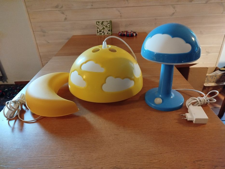 Komplet lamp oświetleniowych IKEA dla dzieci