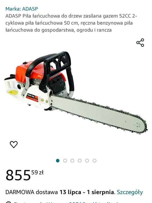 Piła łańcuchowa nowa
