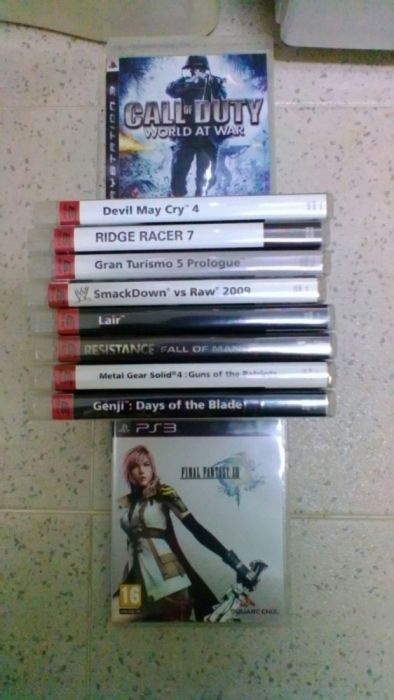 Jogos PS3 de vários tipos