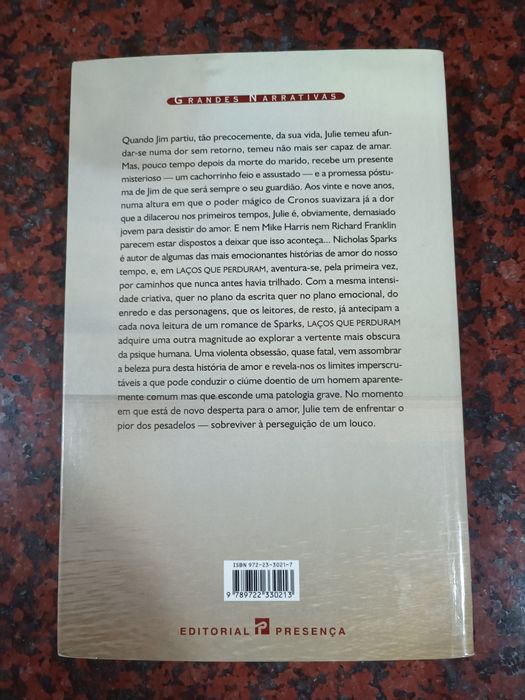 Laços que Perduram - de Nicholas Sparks