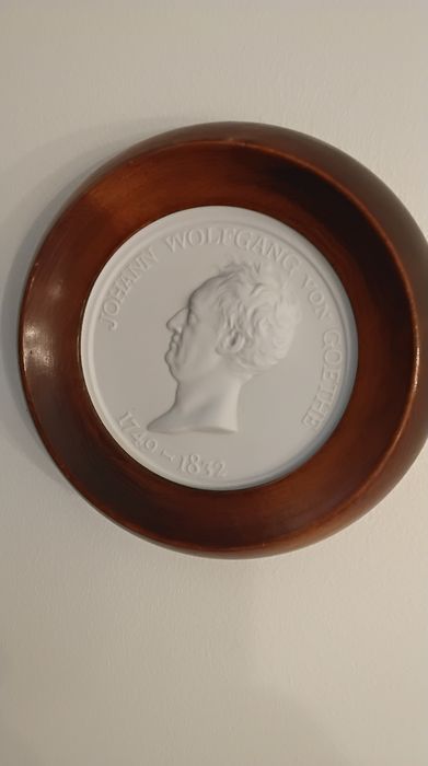 Medalion miśnia biskwit Goethe