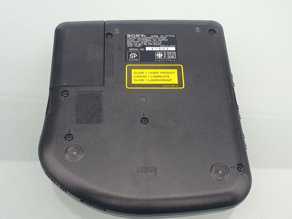 Discman Sony d-t115 z radiem vintage