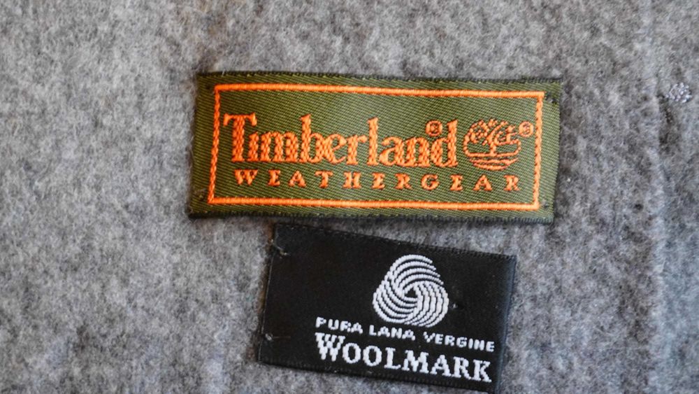 Большой шарф Timberland шерсть Pura Lana Vergine WoolMark