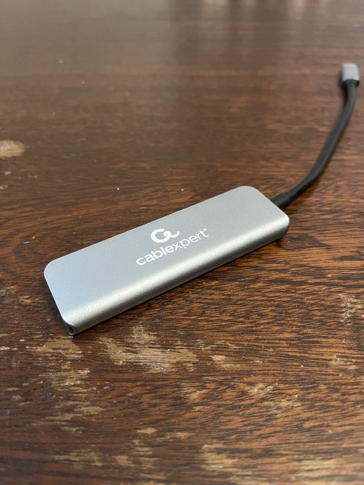 Адаптер USB-C на HDMI + USB 3.0 Cablexpert A-CM-COMBO2-01