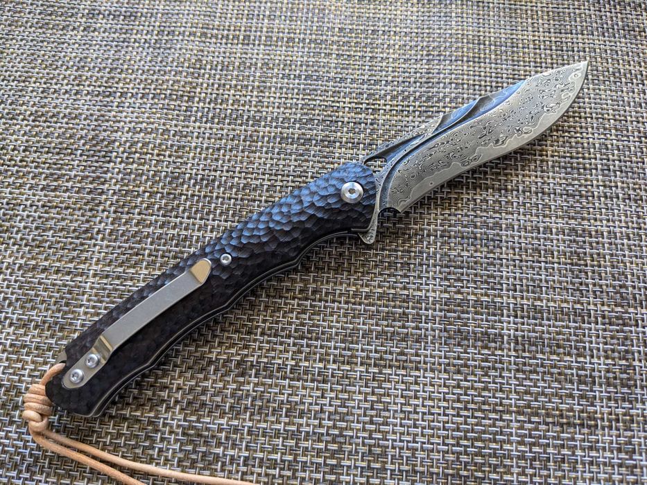 Складний ніж Damascus. сталь VG10. ніж складний фліпер. ніж EDC