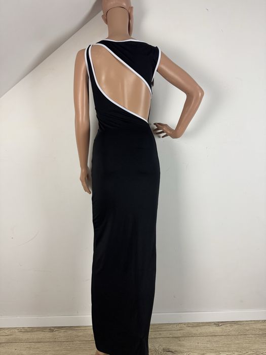 Sukienka maxi z wyciętymi plecami ASOS Design