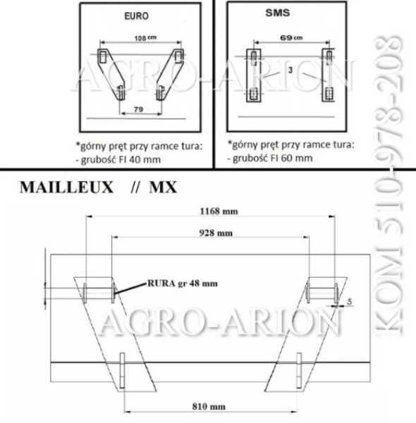PROMOCJA-Łyżka do tura-ŁYCHA szypa EURO/SMS/MX/TUZ/mailleux-DOWÓZ
