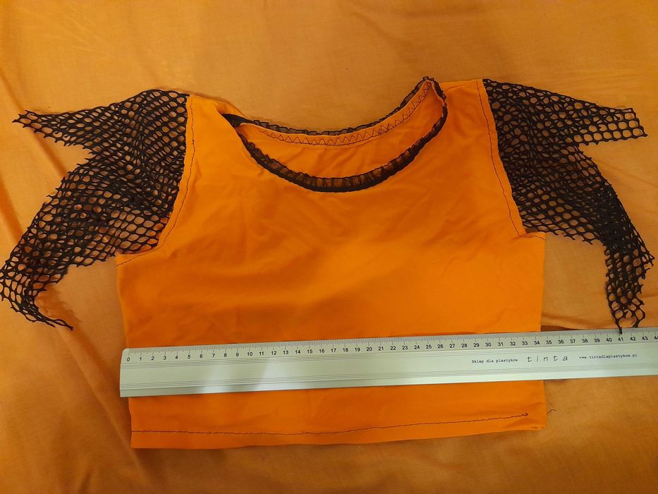 Komplet spódnica asymetryczna + crop top niezależny projektant Gotwear