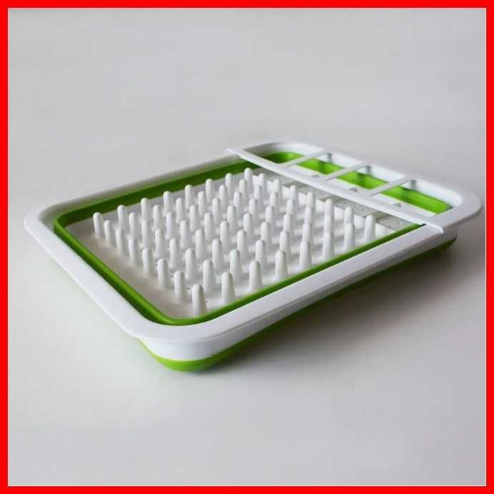 Escorredor loiça dobrável em silicone paraCaravanismo/Campismo ESTREAR