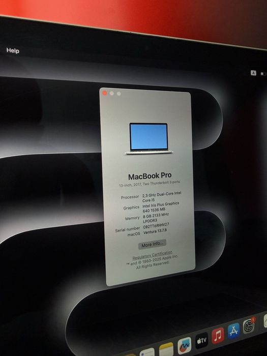 ‼️ІДЕАЛЬНИЙ‼️ MacBook Pro 13” 2017 8/128gb