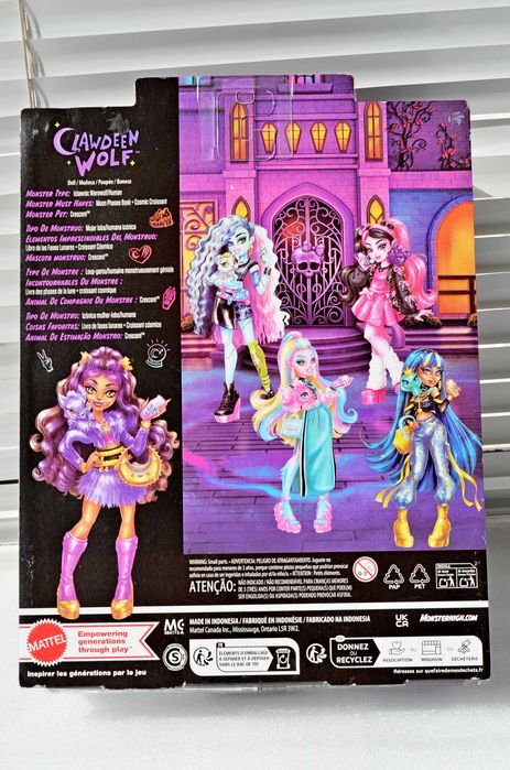 лялька Monster High Clawdeen Wolf Fabulous монстер хай Клодін Вульф з вихованцем нова серія оригінал Mattel Кукла Клодин