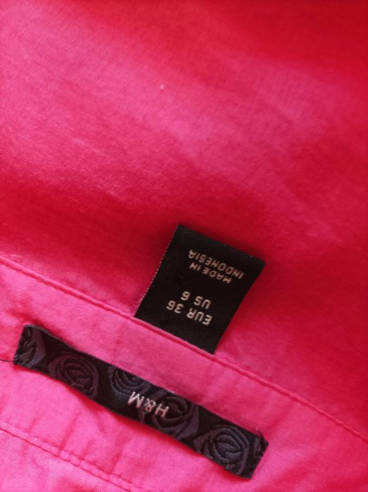 Bluzka różowa z cekinami H&M rozm S