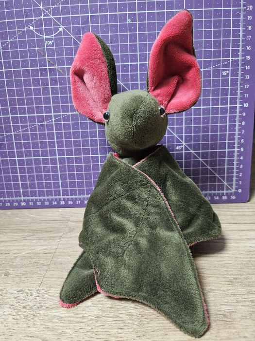 Handmade pluszowy nietoperz
