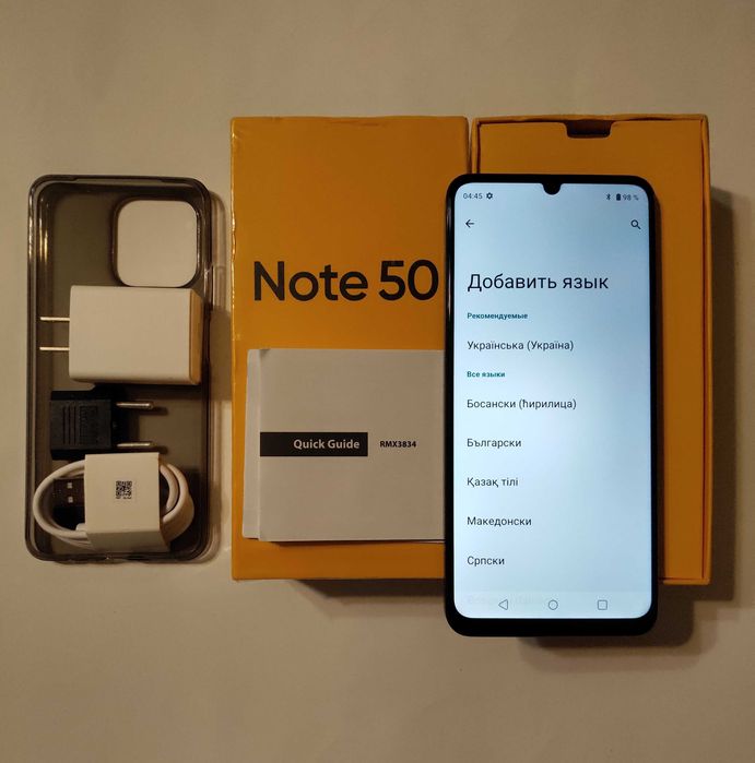 Новий Realme Note 50 память 3/64 великий екран 6.74 IPS версія RMX3834