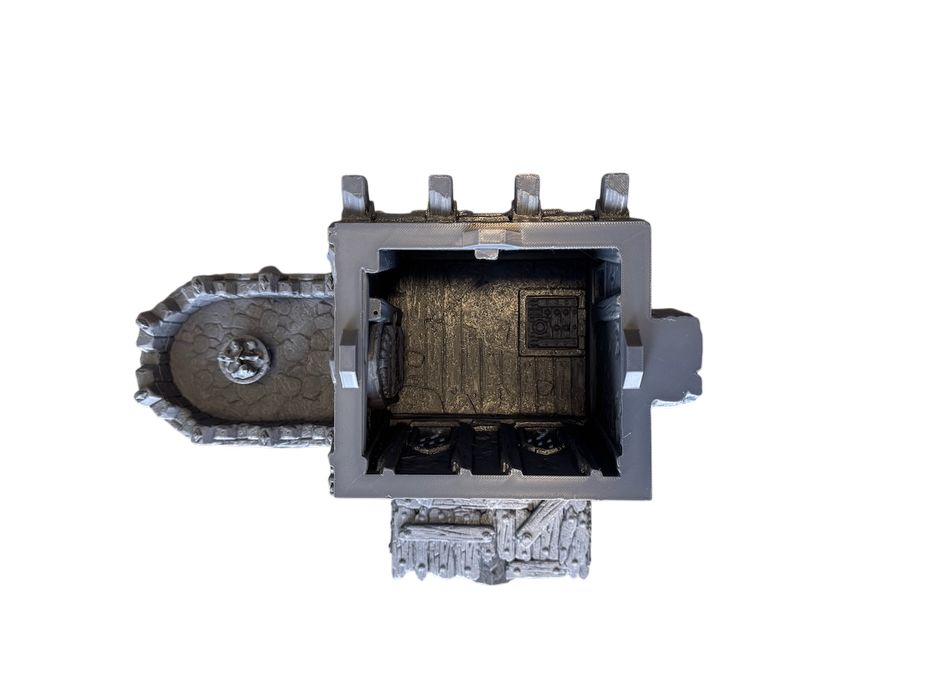 Duży dom gościnny z tarasem, druk 3d do gier bitewnych