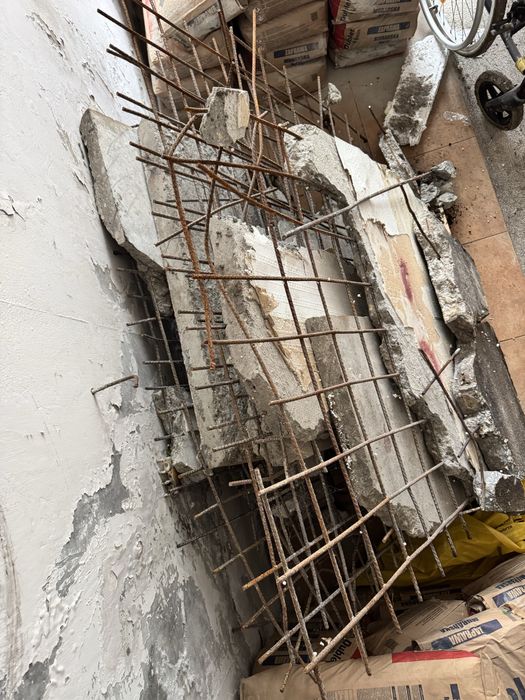 Oddam żelbet zbrojony, gruz