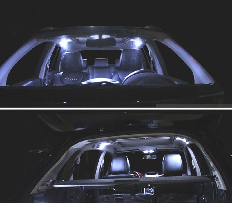 KIT COMPLETO 12 LAMPADAS LED INTERIOR PARA RENAULT KOLEOS 09-16