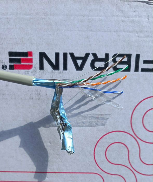Skrętka F UTP ekranowana kabel internetowy 100% miedź 100m