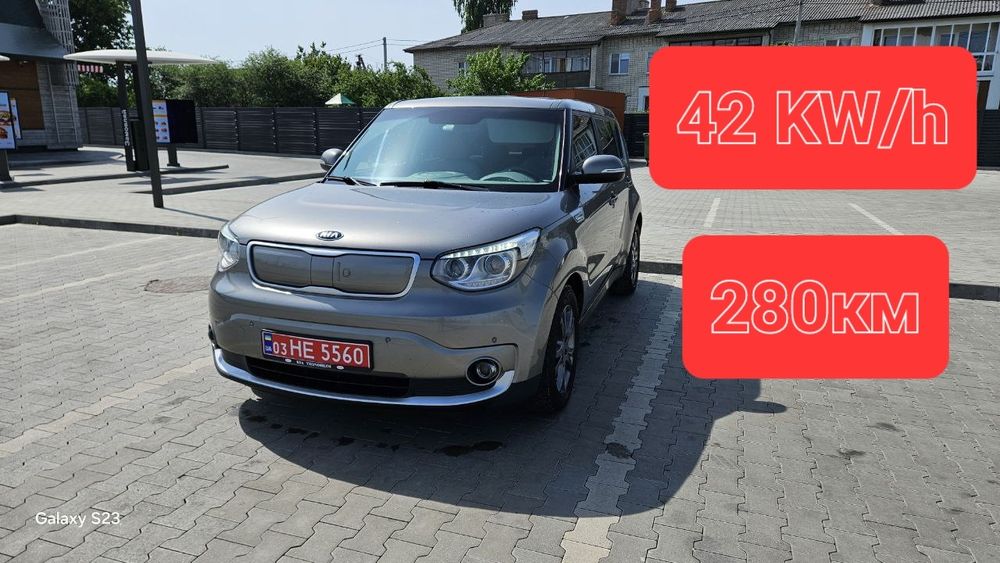 Kia Soul 42квт.ч, запас ходу до 300км, макс.комплектація, шкіра