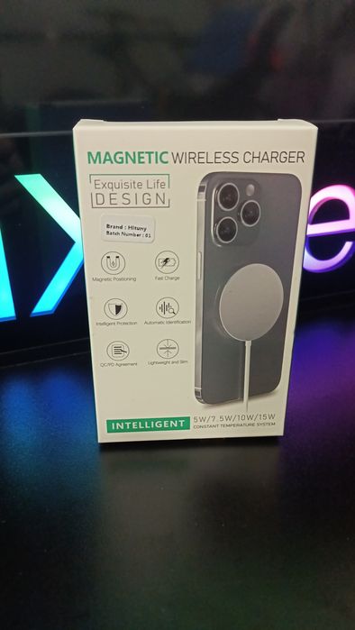 Ładowa indukcyjna magnetyczna do iPhone Samsung Oppo Redmi Pixel