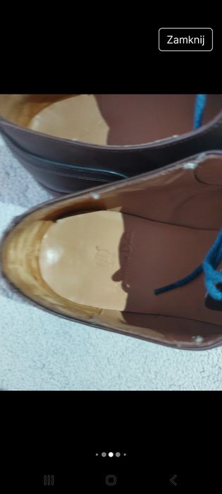 Buty skórzane Oxford Massimo Dutti r. 41