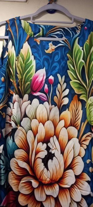 Vestido de verão estampado