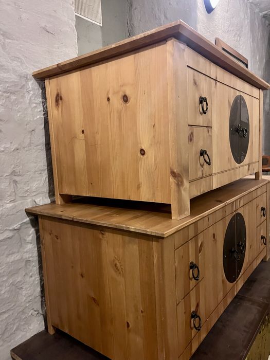 Komoda drewniana sosnowa