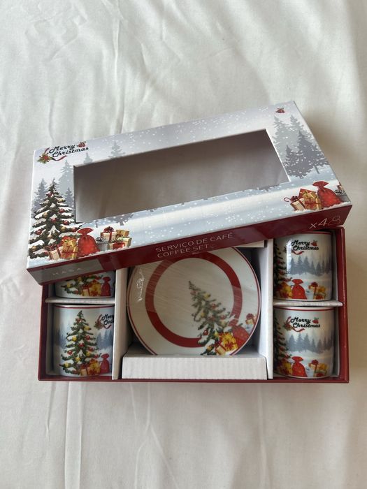 Conjunto Chavenas de Cafe Natal