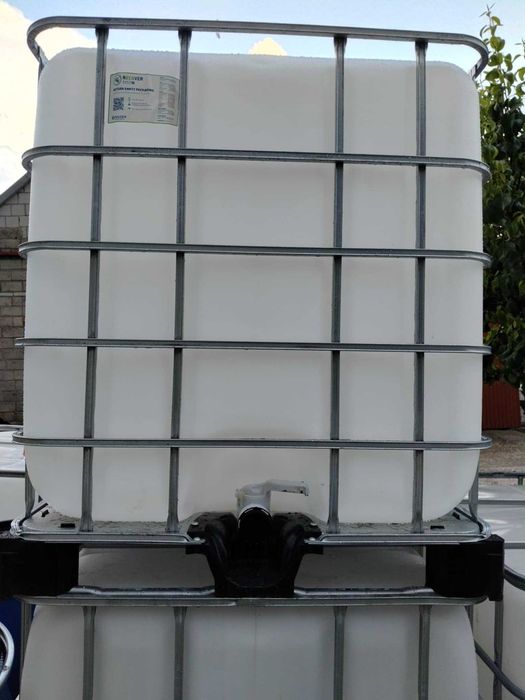 Zbiornik beczka mauzer paletopojemnik IBC kontener 1000l beczka mauzer tysiączka na wodę RSM