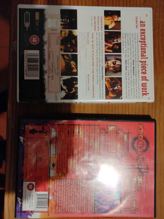 Cradle of Filth Concerto + filme edição limitada Cradle of Fear