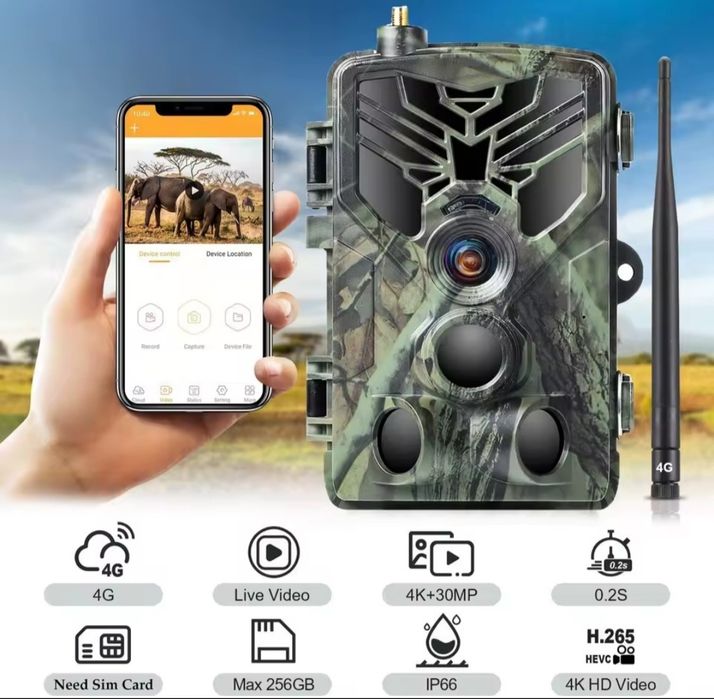 Camara de Caça 4G -. Vídeo em direto