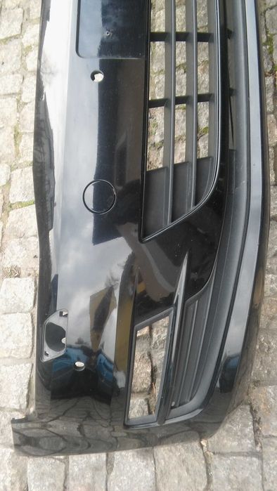 VW Golf 7,VII,5G0,od 13r,zderzak przód,KOMPLET CZARNY=LC9X sprys PDCx4 oryginał