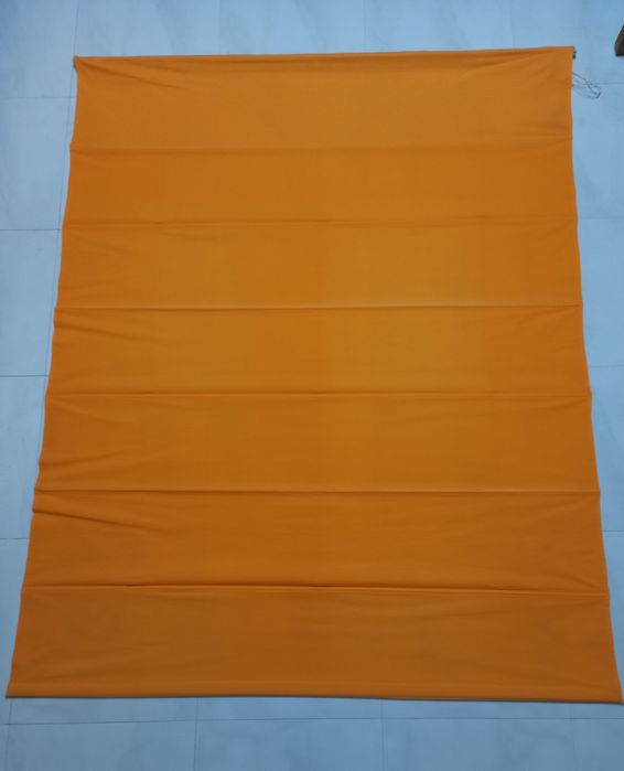 Estore Japonês com varetas laranja 135x170cm