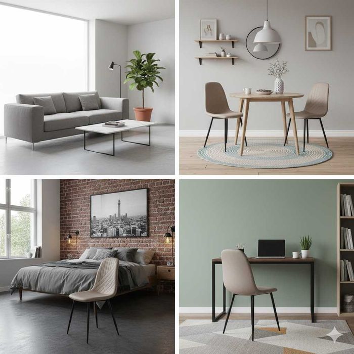 Крісло Лофт, Стілець Скандинавський Alaska ВЕЛЮР стул (капучіно, беж)