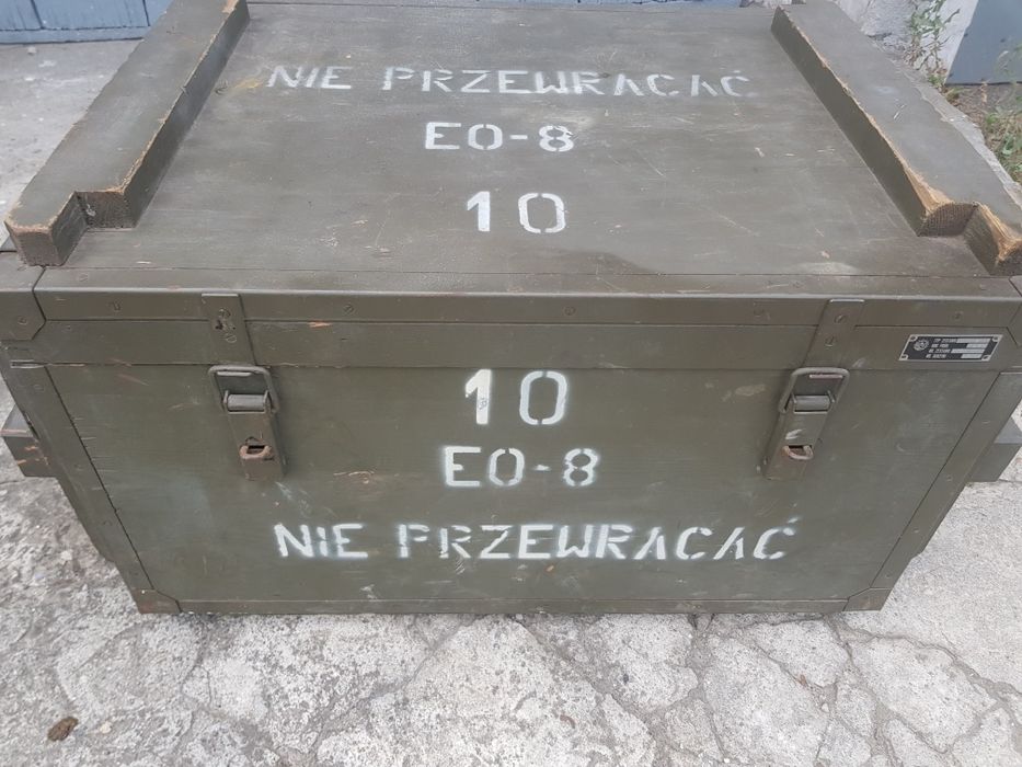Duża skrzynia wojskowa 70x50x40.