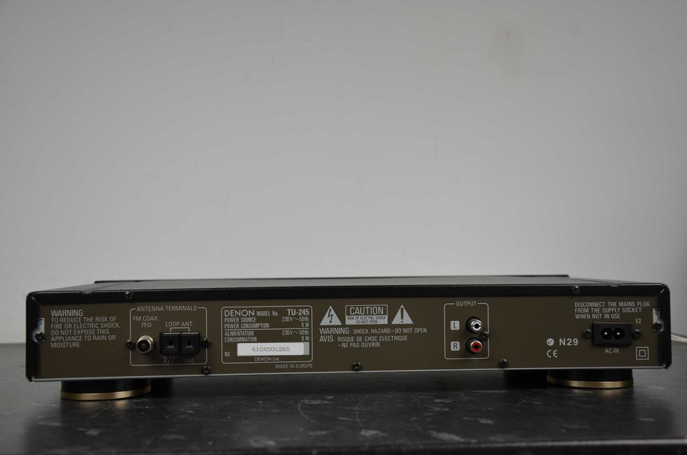 Tuner radiowy DENON TU-245 RDS-TEXT