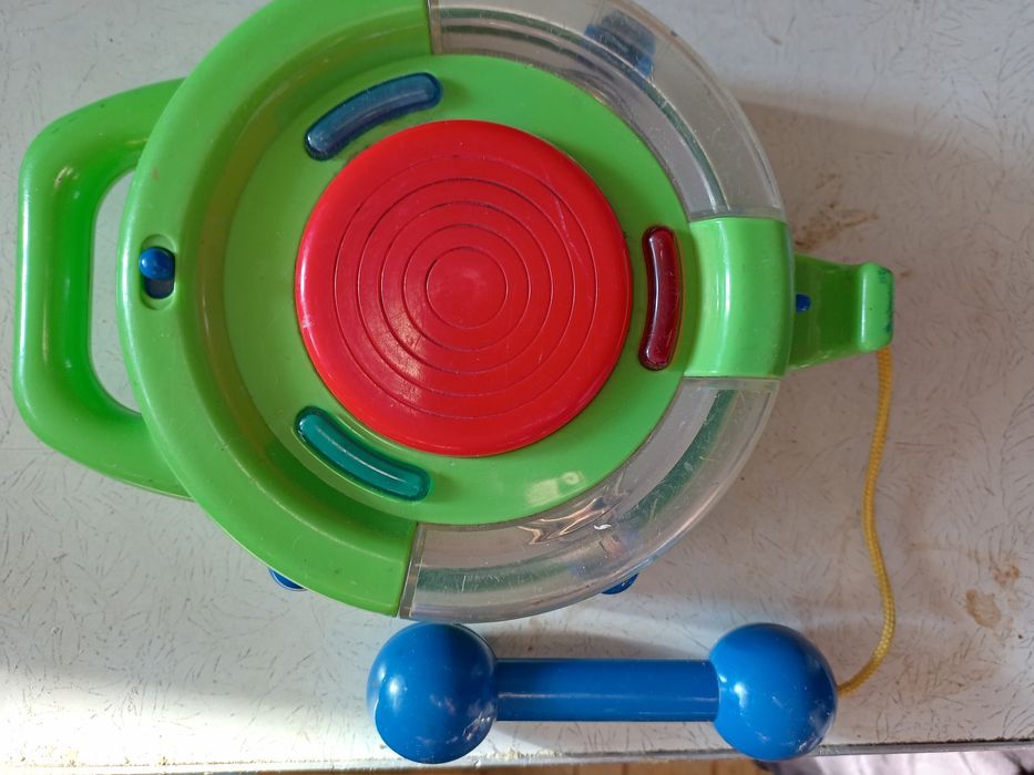 Игрушка вертолет бубен биз ,трактор