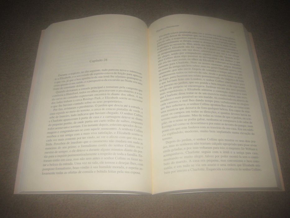 Livro "Orgulho e Preconceito" de Jane Austen