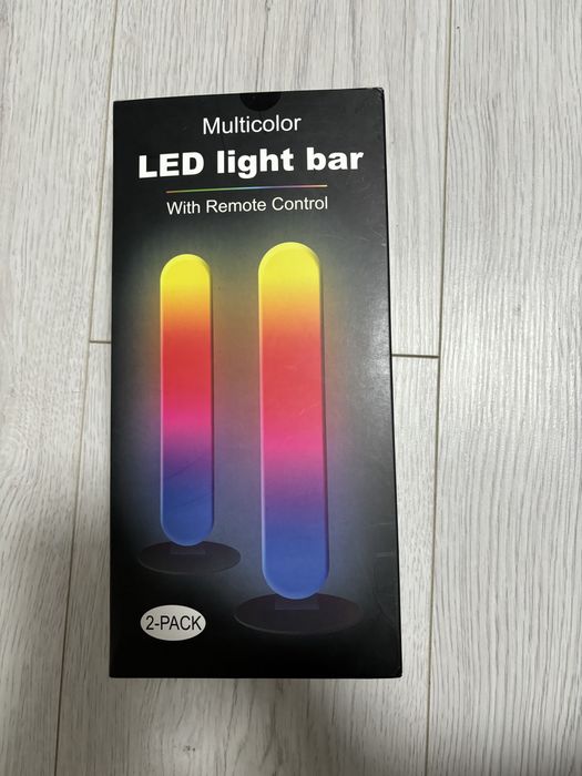 Комплект настільних світильників з пультом, 2 шт, RGB, Remote Control