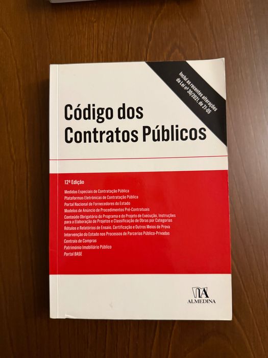 Livro Código dos Contratos Públicos