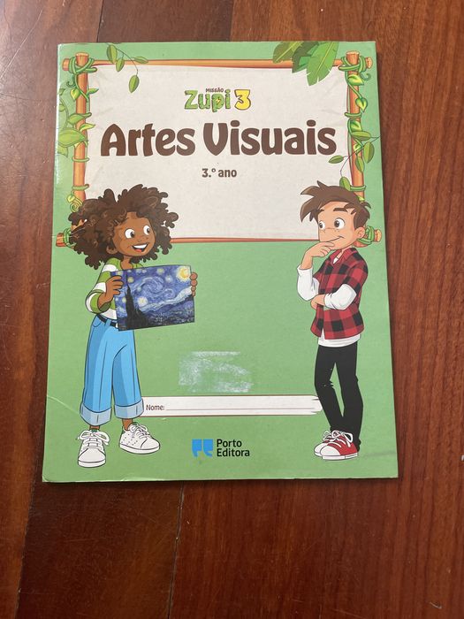 Caderno de Artes visuais 3 ano- missão zupi 3