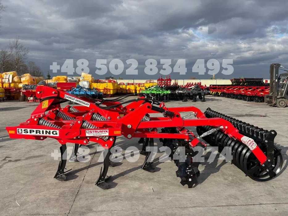 bezorkowy/2m/2,4m/3m SPRING AGREGAT podorywkowo-orkowy/brona/gruber