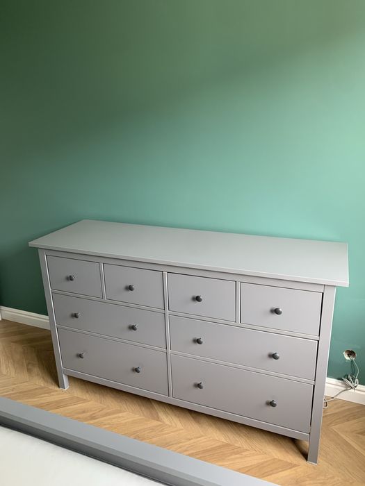 Kompletna sypialnia IKEA – HEMNES + materac HÖVÅG