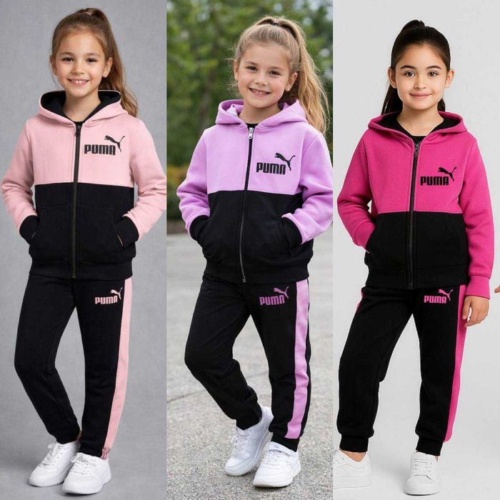Спортивний Костюм Трійка на дівчинку пума 1-9 років 86-140 см Puma