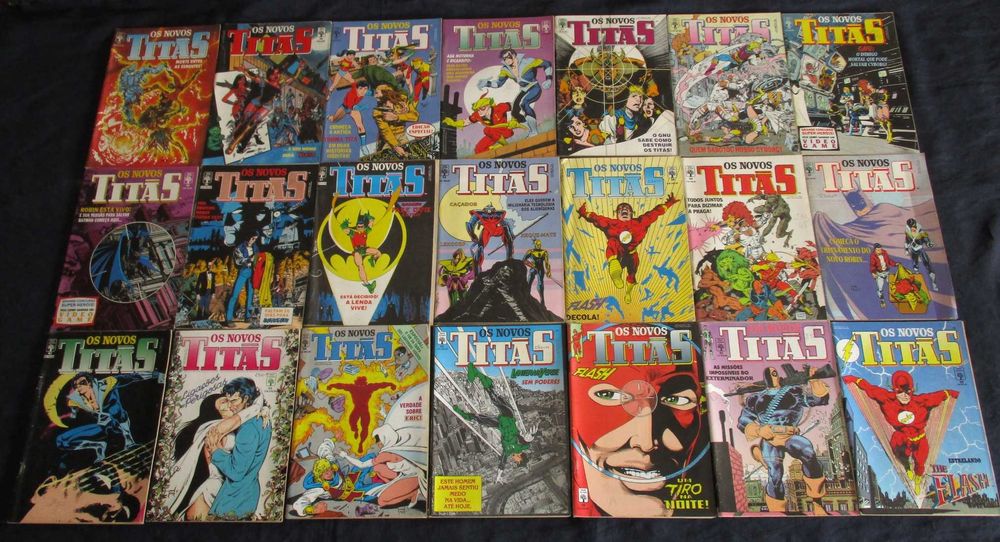 Livros BD Os Novos Titãs Abril DC Comics