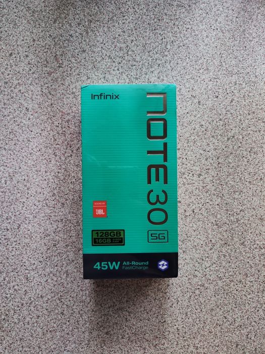 Infinix Note 30 5G 8/128Gb Magic Black 120Hz. Гарантія