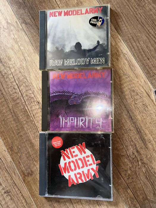 New Model Army 3 płyty CD oryginalne stan bdb cena za komplet